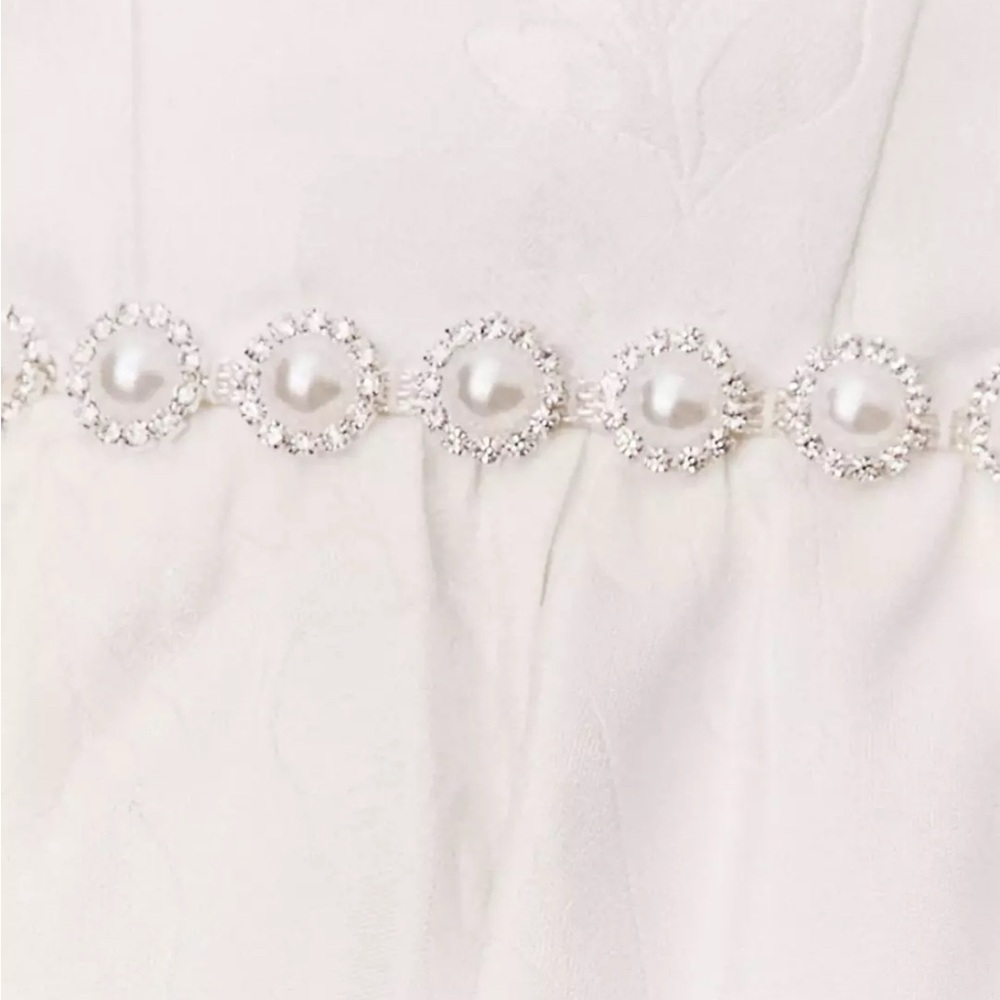 V. Chapman Strapless White Dress - Picture 9 of 15